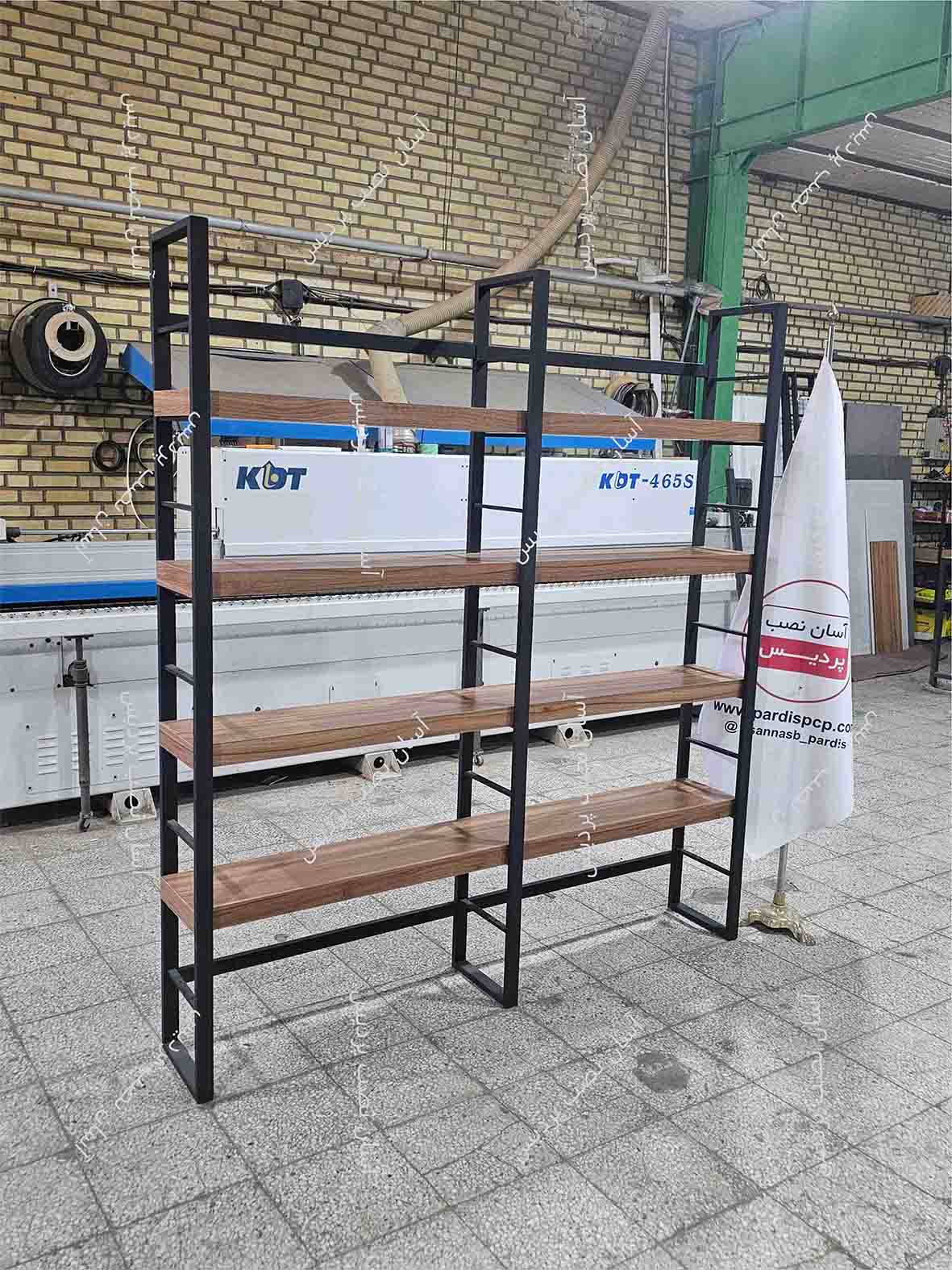 کتابخانه نردبانی سه پایه ، 4 طبقه