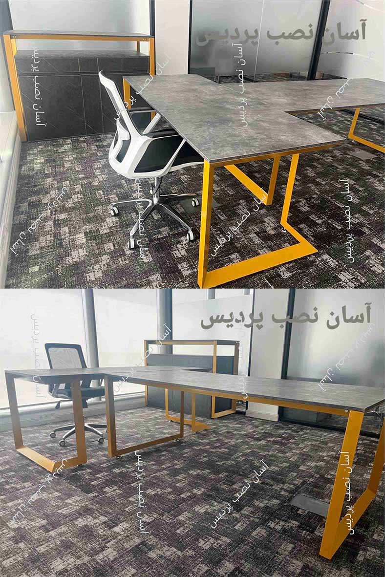 میز پایه فلزی مثلثی مدل : دماوند