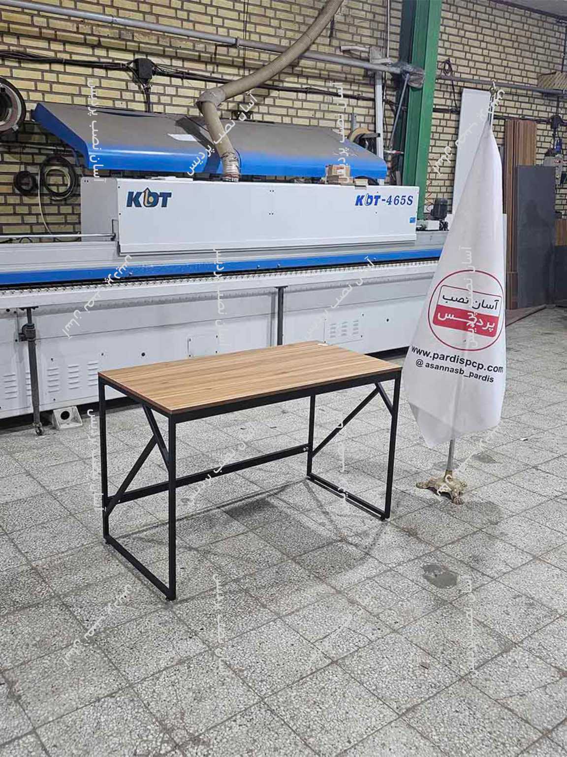 میز پایه فلزی مدل :  T  - پروفیل 20*20